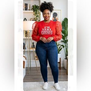 WoWo Vibrant Red Top